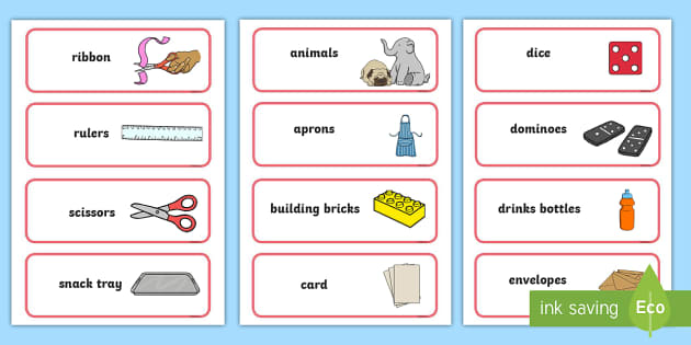 Classroom labels to organize your classroom equipment. — From the