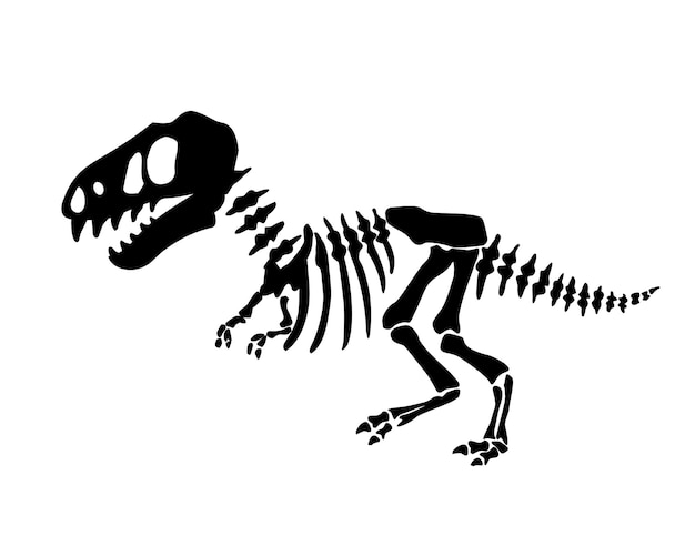 dino skeleton clipart