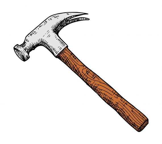 Hammer Silhouette Clip Art at Clker.com - vector clip art online - Clip ...