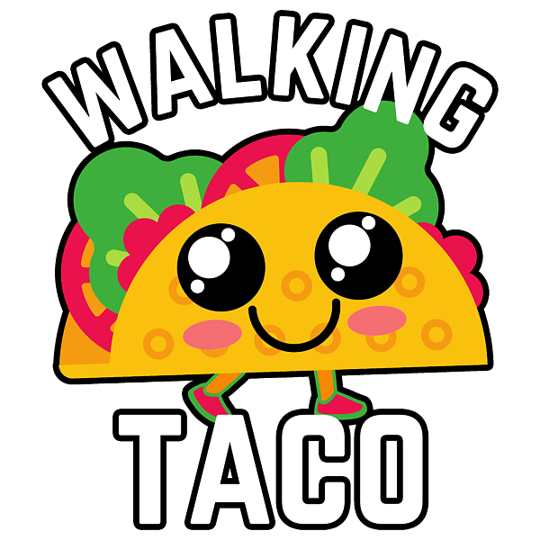 A Cartoon Walking Taco Royalty Free SVG, Cliparts, Vectors, and - Clip ...