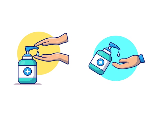 hand sanitizer clipart