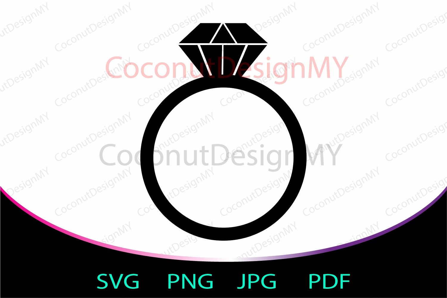 Special Occasions Clipart-diamond wedding rings and band clipart