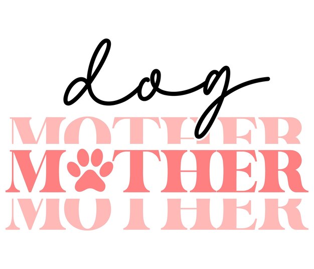dog mom clipart