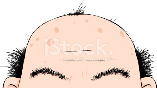 bald man clipart