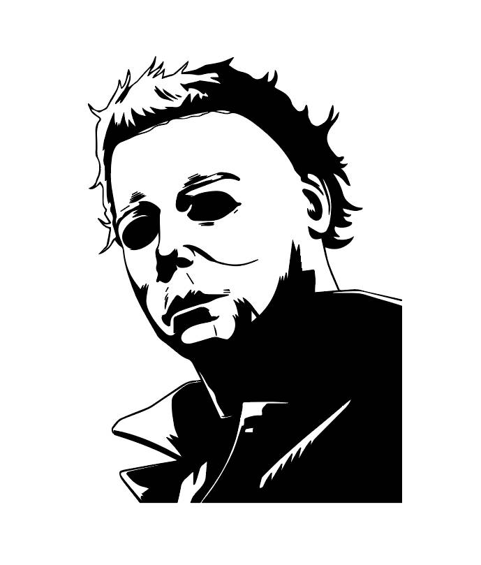 Michael Myers Halloween SVG for Craft Machines Cricut Cameo Silhouette 