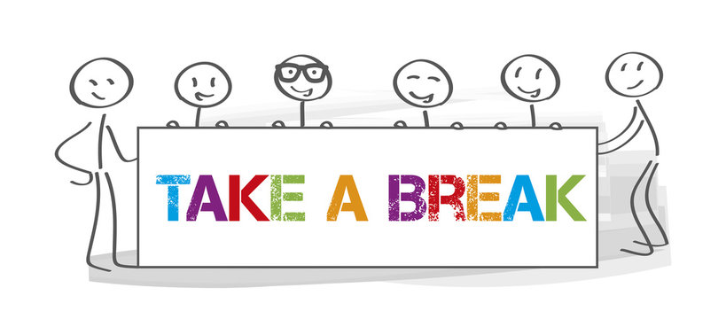 Take a break Stickers - Free communications Stickers - Clip Art Library