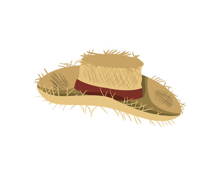 Summer Beach Hats Illustration Vector Flat Cartoon Set Of Male And 