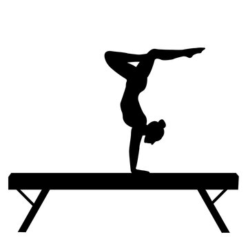 Gymnast Silhouette Images - Free Download on Freepik