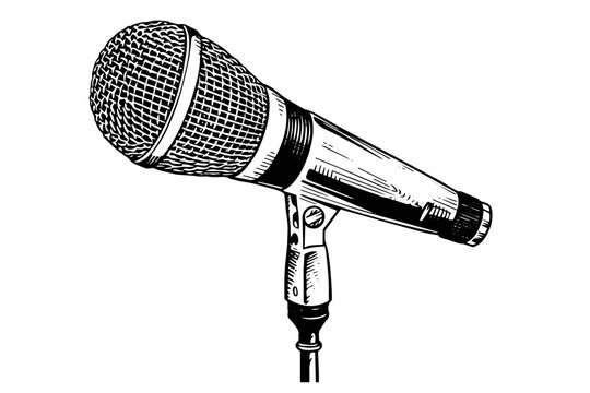 Microphone Clipart Graphic By Ridhikumari Creative Fabrica Clip Art Library