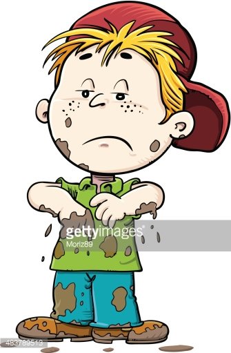 Dirty and clean Royalty Free Vector Image - VectorStock