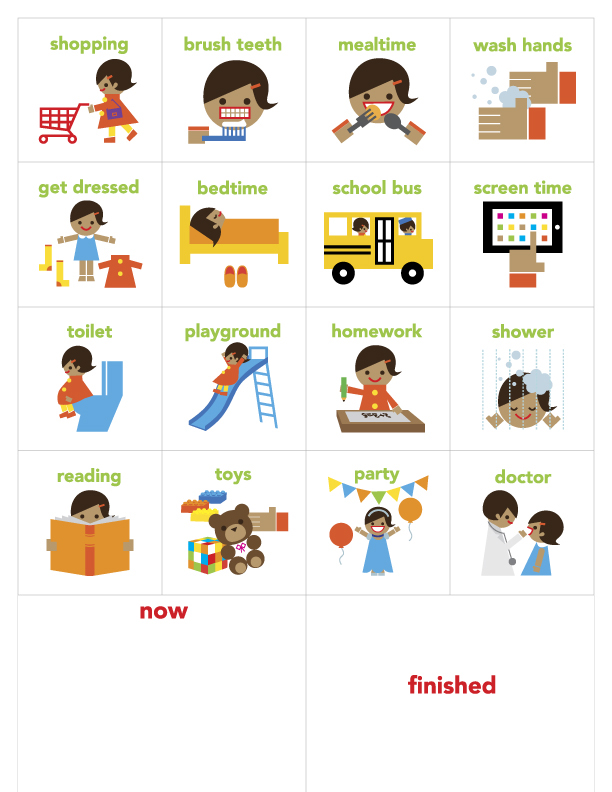 Printable Visual Timetable Pictures Early Years | Twinkl - Clip Art Library