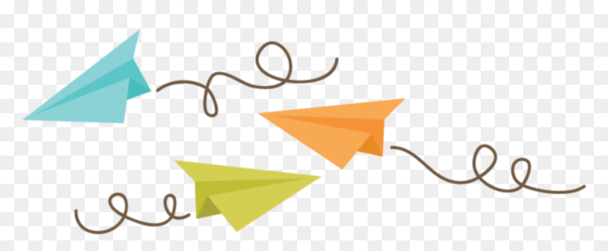 Paper plane PNG transparent image download, size: 2409x1400px