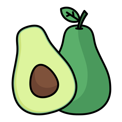 Of Avocado Clipart Vector Cute Avocado Illustration Vector On Clip Art Library