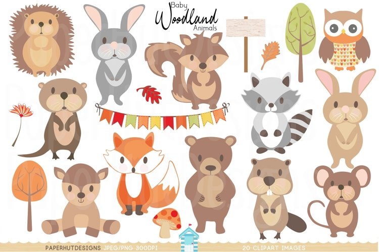printable free woodland animal clipart
