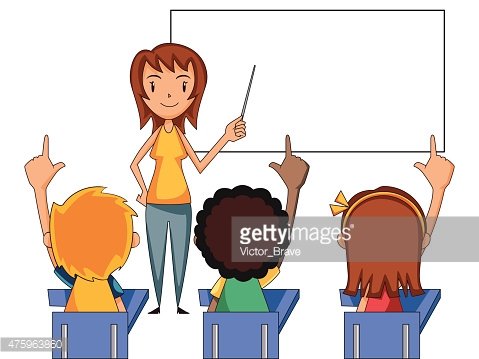 raising hand clipart