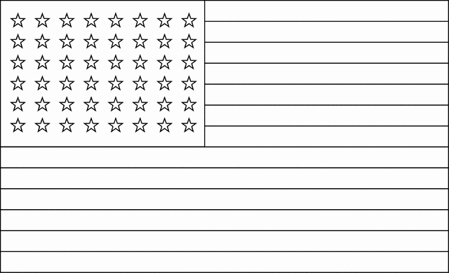 united states flag clipart