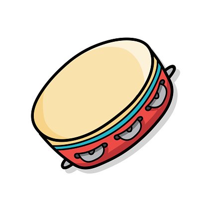 tambourine clipart