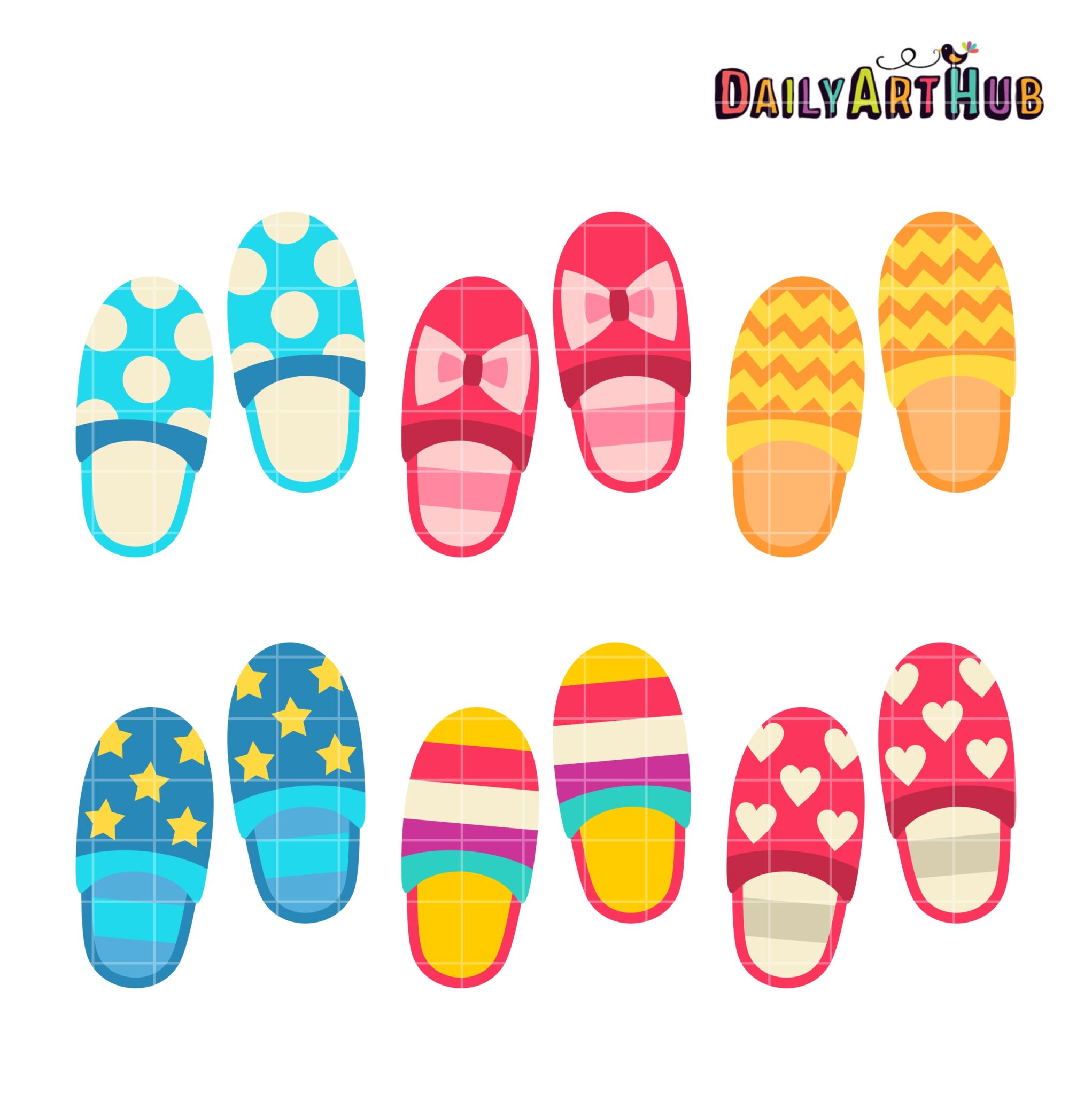 Beach Rubber Slippers SVG, Beach Slippers Clipart