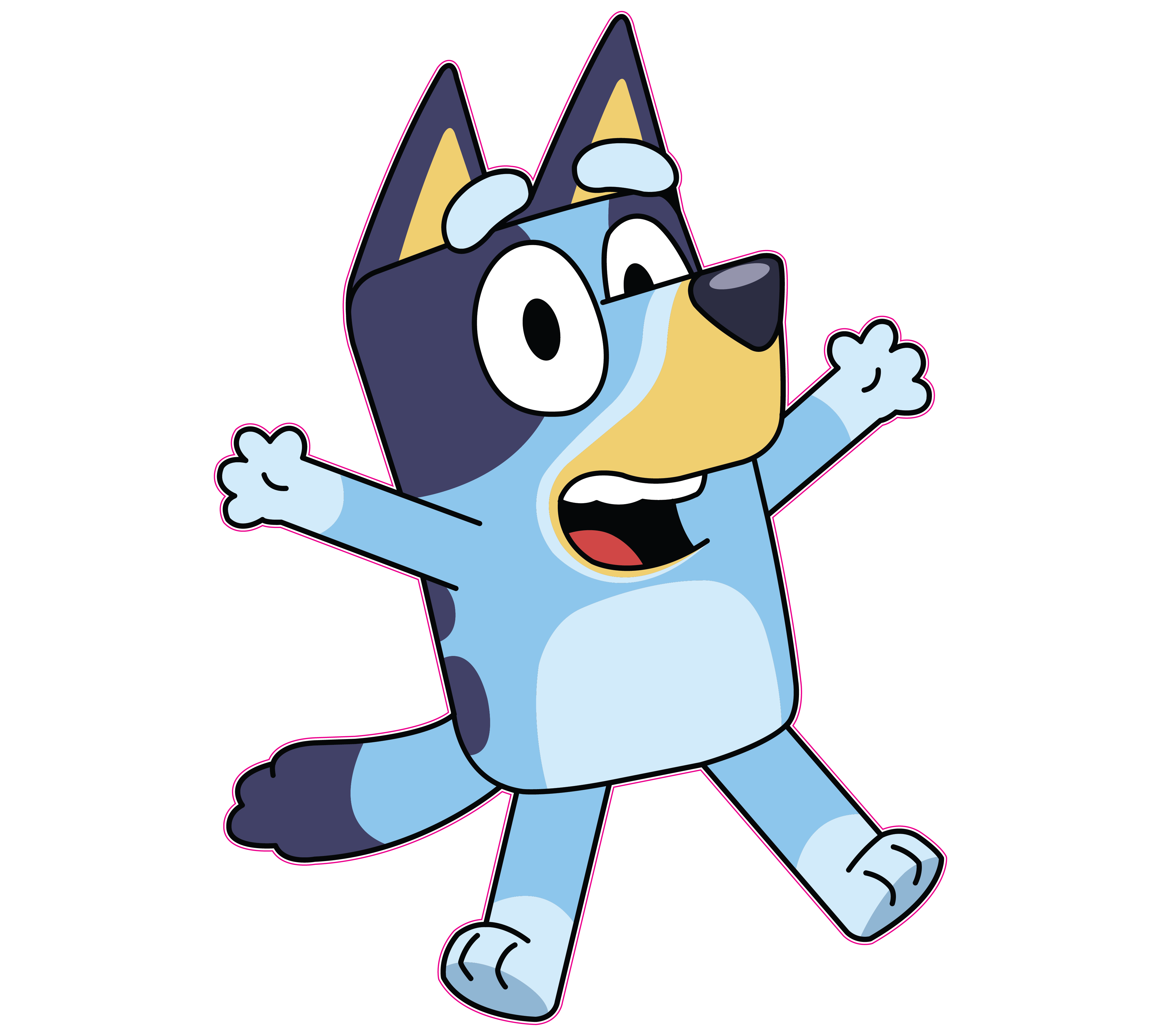 Bluey transparent