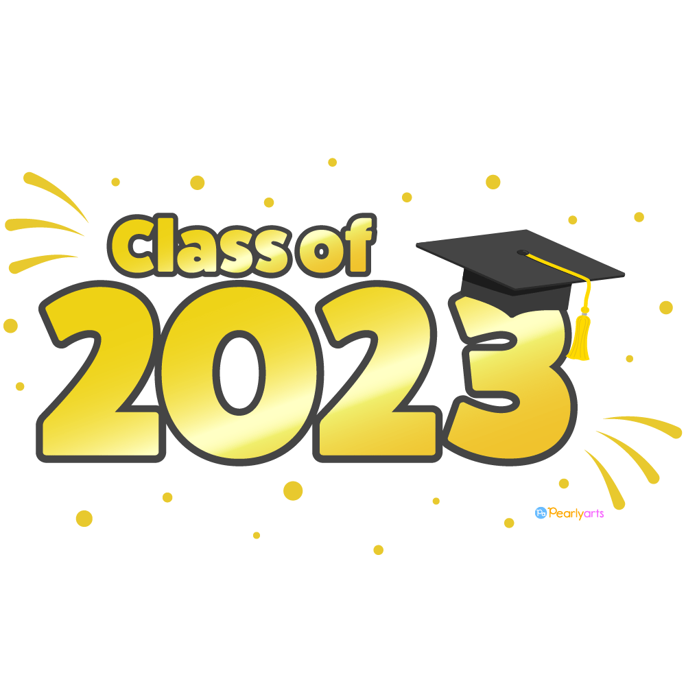 FREE Class of 2023 Graduation Clipart | Pearly Arts - Clip Art Library