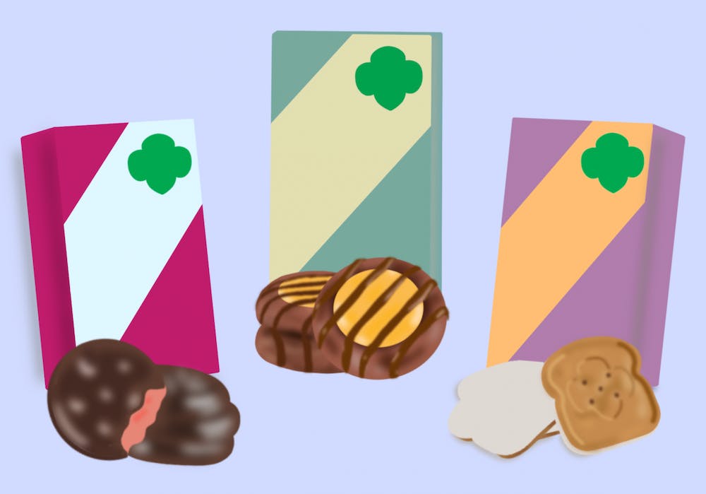 girlscout cookie clipart