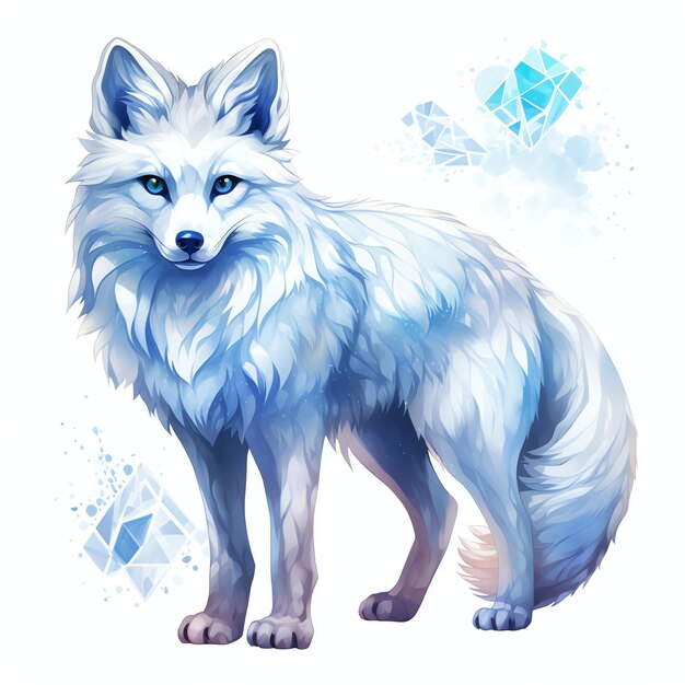 Arctic Fox Life Cycle Clipart - Clip Art Library