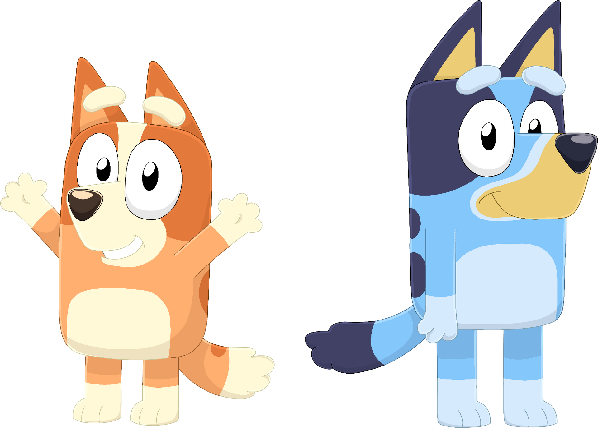 Bluey X Bingo Bluey Clipart