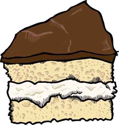 cream pie clipart