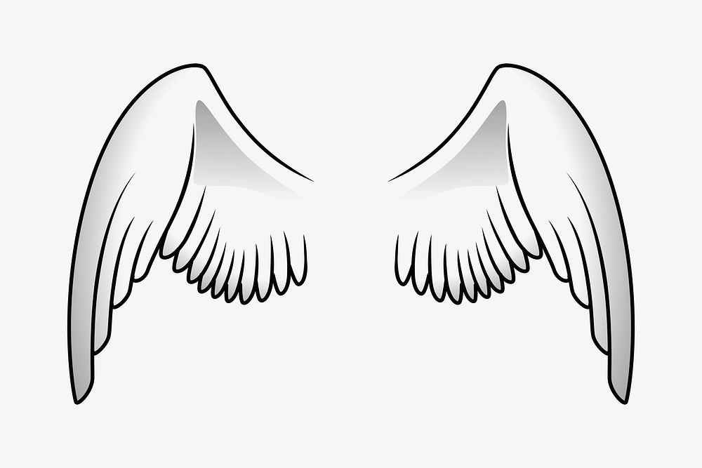 Black Wings Clipart transparent PNG - StickPNG