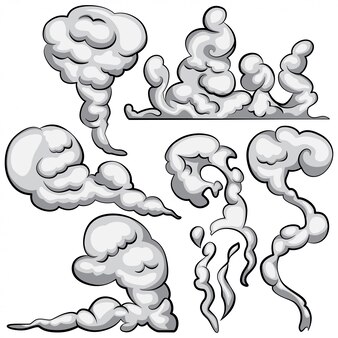 Cloud Drawing, Cartoon, Smoking, Cannabis Smoking, Meteorological