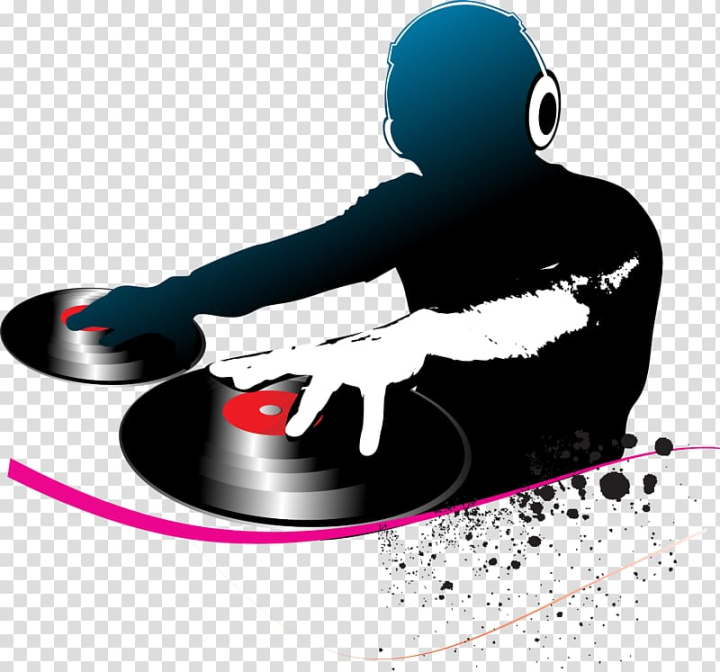 DJ Disc Jockey Music Turntable Record Player Mixer Album Vinyl - Clip ...