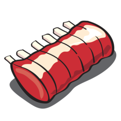 prime rib clipart