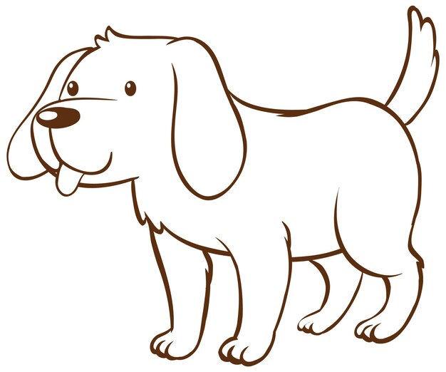 dog clipart easy