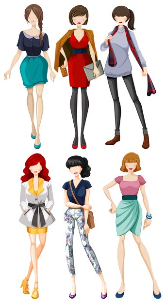 Public Domain Clip Art Image | Illustration of a female silhouette 