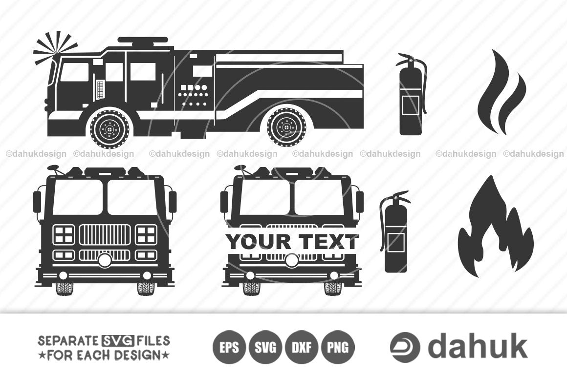fire truck clipart