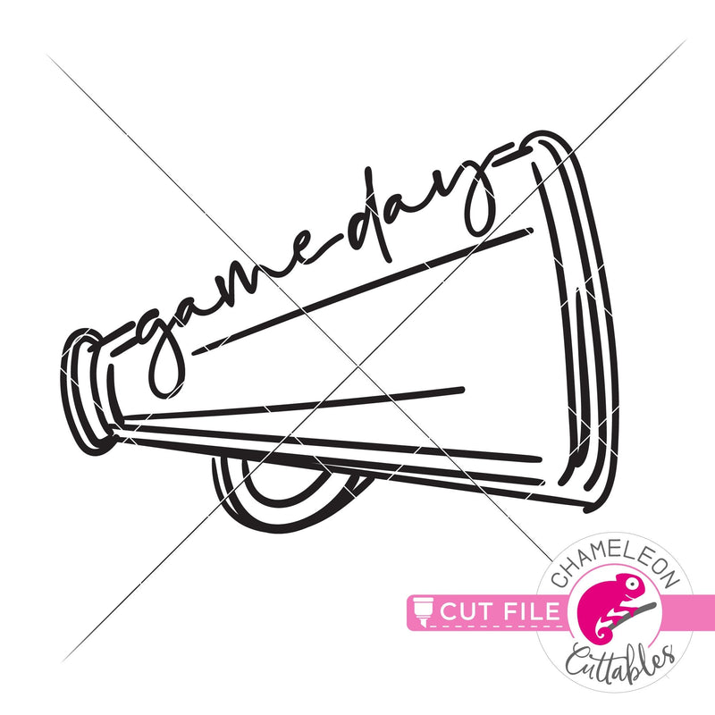 Cheer Megaphone | For Yard Decor | Yard Card | SignWay