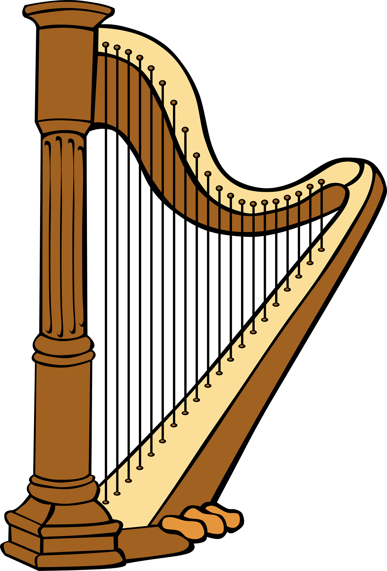 harp clipart