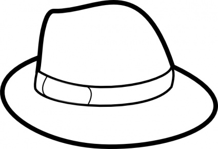 Cowboy Hat SVG Cut and Clipart File, Instant Download