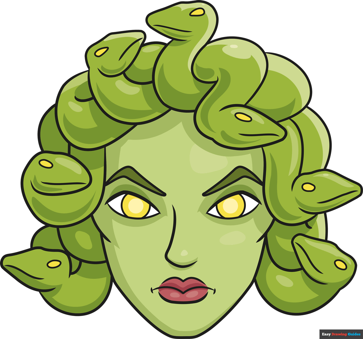 Medusa Cartoon Royalty Free SVG, Cliparts, Vectors, and Stock - Clip ...