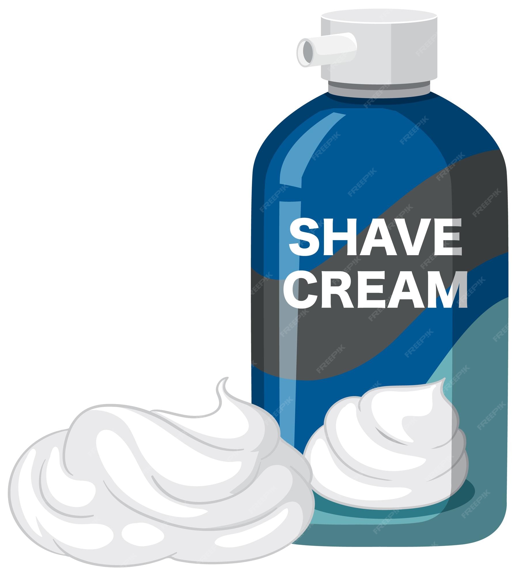 Shaving cream Royalty Free Vector Image - VectorStock - Clip Art Library