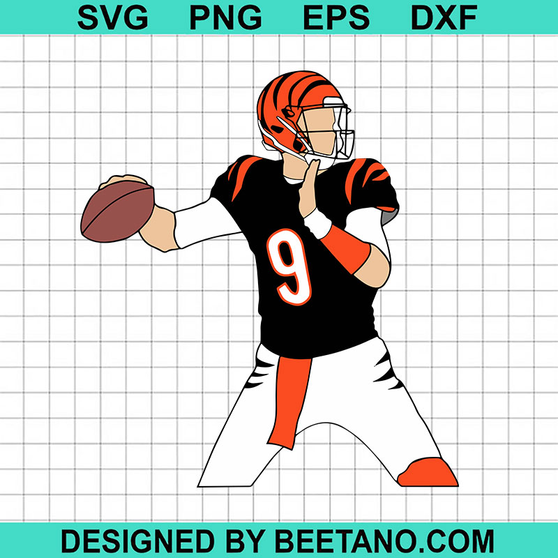 joe burrow clipart