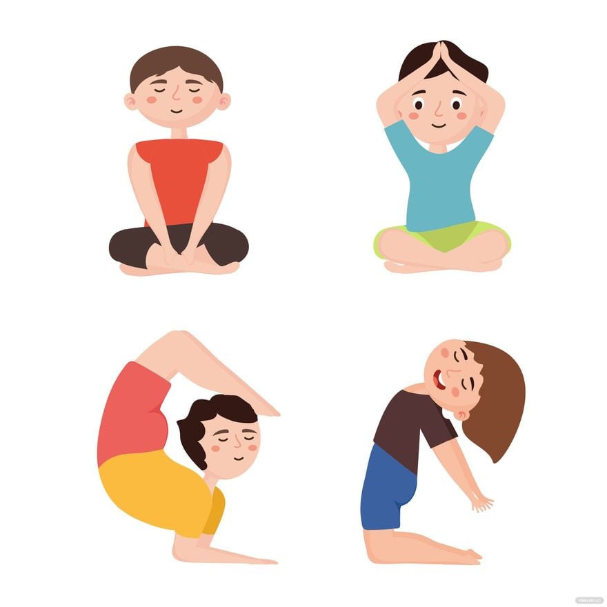 Yoga Day Clipart | Woman Doing Yoga Clipart Png Vector Free Download – Free  Vectors, Illustrations & PSD Downloads | Image Sarovar