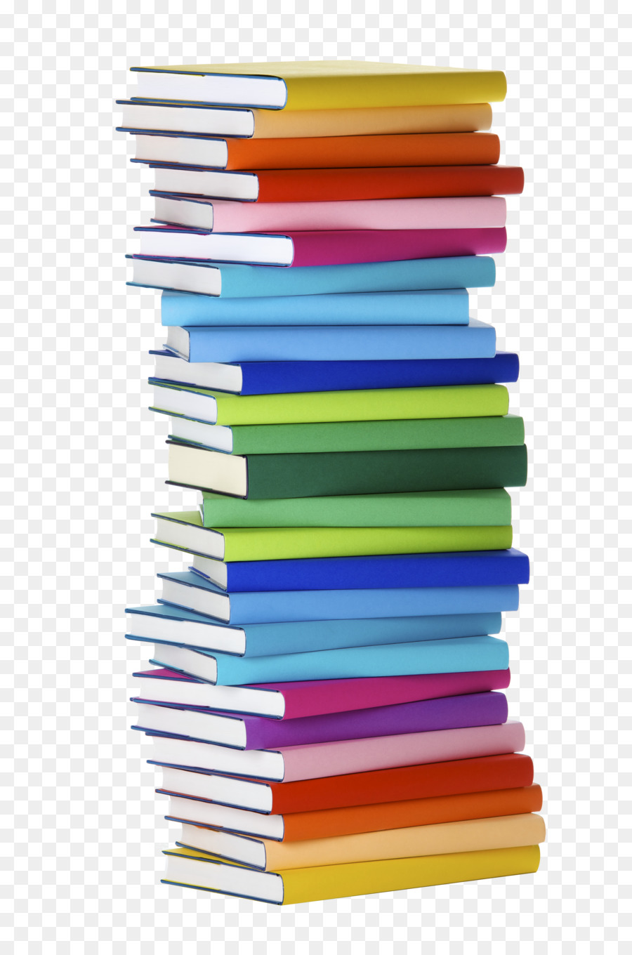 Watercolor Book Stack Stock Illustration - Download Image Now