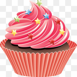 cupcakes with sprinkles clipart
