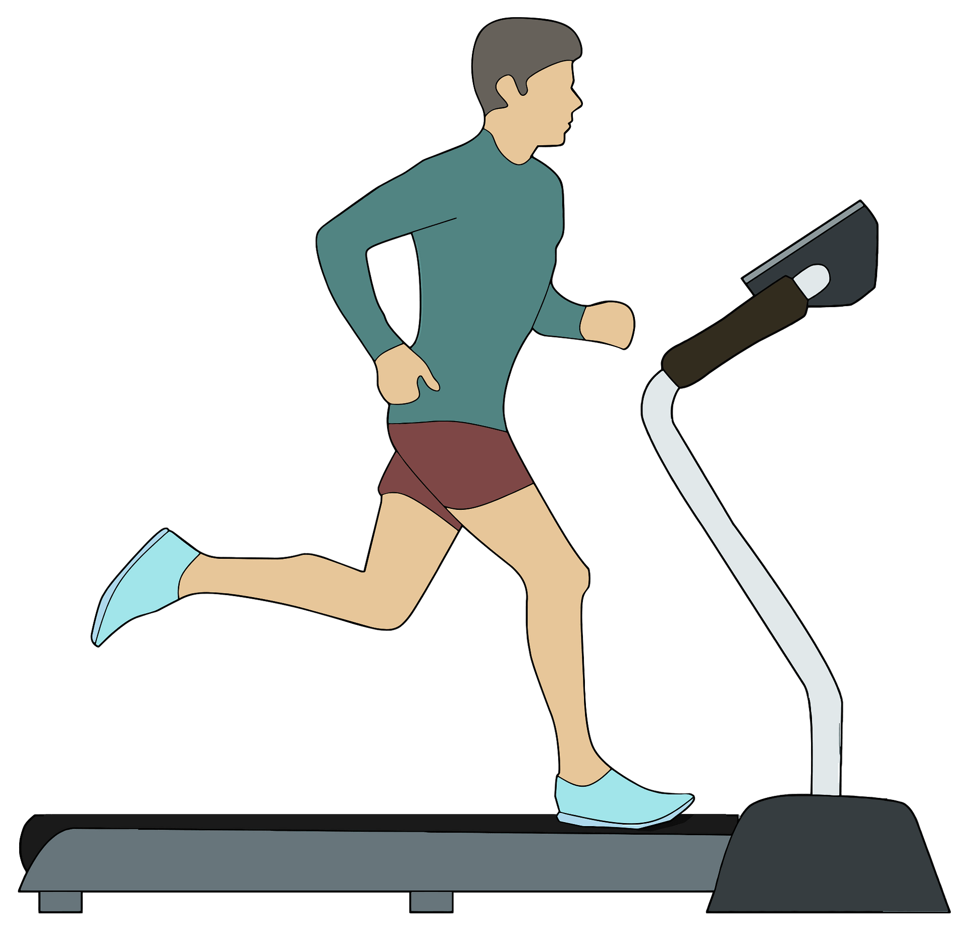 Treadmill Machine Clipart Stock Vector (Royalty Free) 1371819557 - Clip ...