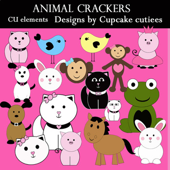 animal crackers clipart