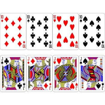 Math Clip Art--Playing Card: The 6 of Spades | Media4Math - Clip Art ...