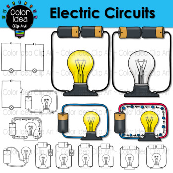 electricity circuit clipart