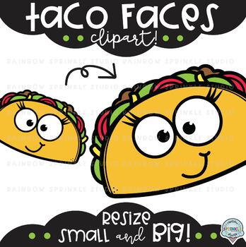cute taco clipart