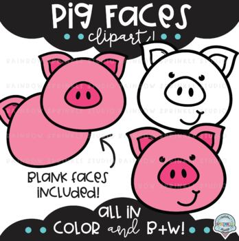 pig clipart face